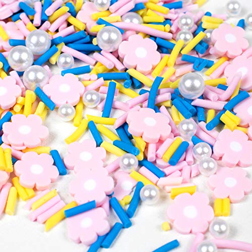 Musykrafties Blumen-Streusel Modelliermassen für Kunstharz-Schmuckherstellung, DIY-Basteln Verzierung, Dekoden-Telefonhülle, Schleim, Scrapbookin, Nagelkunst, 30 g von musykrafties