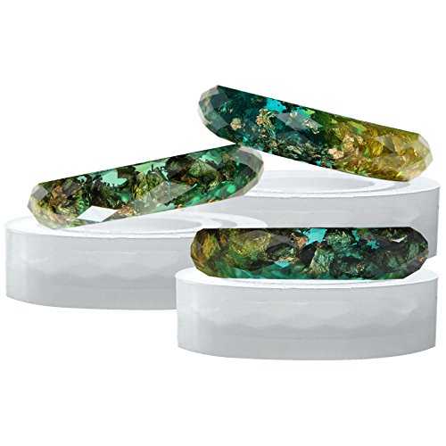 musykrafties Multi-Faceted Diamond Boho Resin Ring Silicone Mold for Liquid Clay Crafting, Resin Epoxy, Jewelry Making Flat 17mm 16.6mm 16mm Size 13-14 12-13 10-11 von musykrafties