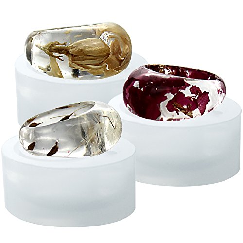 Musykrafties Ovale Kuppel-Silikonform für flüssigen Ton, Epoxidharz, Schmuckherstellung, flach, 17 mm, 16,6 mm, 16 mm, Größe 13–14, 12–13, 10–11 Musykrafties Ovale Kuppel-Silikonform für flüssigen Ton, Epoxidharz, Schmuckherstellung, flach, 17 mm, 16,6 mm, 16 mm, Größe 13–14, 12–13, 10–11 von musykrafties