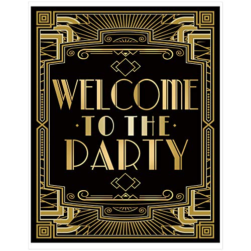 musykrafties Party Banner Dekoration Disco Fotografie Hintergrund Welcome to The Party von musykrafties