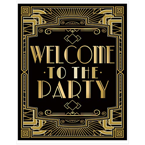 Musykrafties Party Banner Dekoration Disco Fotografie Hintergrund Welcome to The Party von musykrafties