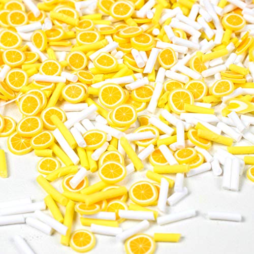 Musykrafties Zitronenscheiben-Streusel Modelliermassen für Kunstharz-Schmuckherstellung, DIY-Basteln Verzierung, Dekoden-Telefonhülle, Schleim, Scrapbookin, Nagelkunst, 30 g Musykrafties Zitronenscheiben-Streusel Modelliermassen für Kunstharz-Schmuckherstellung, DIY-Basteln Verzierung, Dekoden-Telefonhülle, Schleim, Scrapbookin, Nagelkunst, 30 g von musykrafties