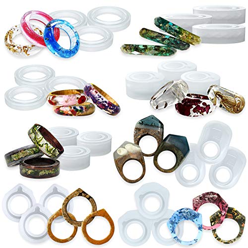 Ring Silikonformen, Schmuckformen für Epoxidharz, Schmuck, Anhänger, Halskette, Ohrring, Handwerk DIY, Hochzeit, Geburtstagsgeschenke, 24 Stücke, 16/17/18/20 mm Ring Silikonformen, Schmuckformen für Epoxidharz, Schmuck, Anhänger, Halskette, Ohrring, Handwerk DIY, Hochzeit, Geburtstagsgeschenke, 24 Stücke, 16/17/18/20 mm von musykrafties