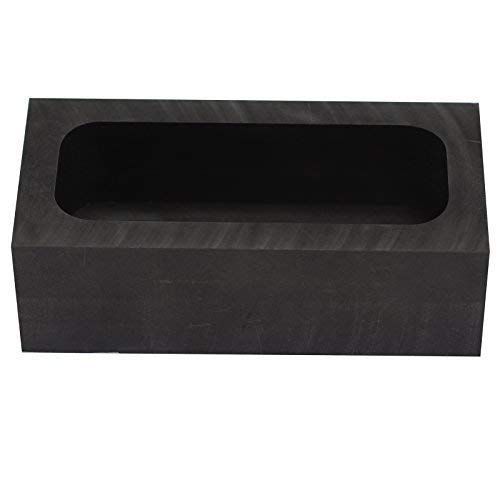 musykrafties Rechteck Schmuck Casting Graphit Barren-Form Schmelztiegel für Schmelzen Raffination Schrott Metall - #1436 125x60x40mm von musykrafties