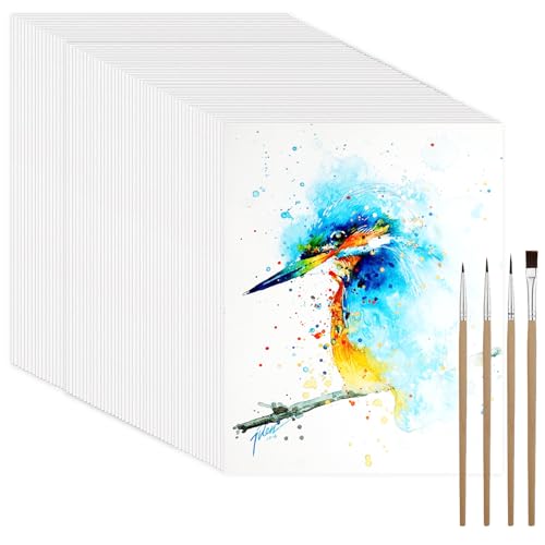 120 Blätter Aquarellpapier 300g/m², 5 x 7 Zoll Watercolor Paper, Malpapier Watercolor, Wasserfarben Gouache Papier, Aquarellblock, Aquarell Postkarten Karten für Kinder Studenten Lehrer Künstler 120 Blätter Aquarellpapier 300g/m², 5 x 7 Zoll Watercolor Paper, Malpapier Watercolor, Wasserfarben Gouache Papier, Aquarellblock, Aquarell Postkarten Karten für Kinder Studenten Lehrer Künstler von mvorry