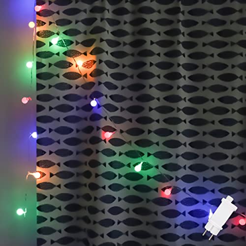 myCozyLite Multicolor LED Globe Lichterketten 100er Glühbirnen 10m Lichterkette mit Stecker für Hochzeitsfeier, Urlaub, Innen, Außen, Weihnachten, Festival, Balkon, Anschließbar, 8 Modi, Timer von myCozyLite