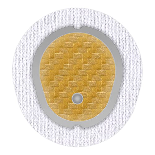 Aufkleber Sticker für Dexcom G7 Sensor 2x Carbon myDili Diabetes-Zubehör Farbe gold von myDili