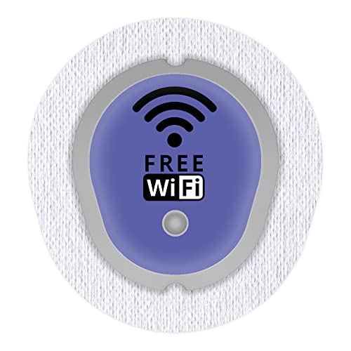 Aufkleber Sticker für Dexcom G7 Sensor 2x Free WiFi myDili Diabetes-Zubehör Farbe blau von myDili