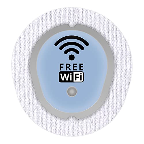 Aufkleber Sticker für Dexcom G7 Sensor 2x Free WiFi myDili Diabetes-Zubehör Farbe hellblau von myDili