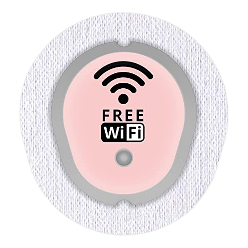 Aufkleber Sticker für Dexcom G7 Sensor 2x Free WiFi myDili Diabetes-Zubehör Farbe rosa von myDili