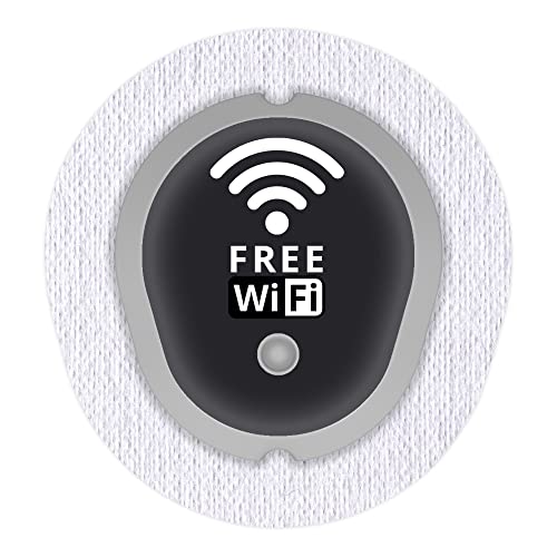 Aufkleber Sticker für Dexcom G7 Sensor 2x Free WiFi myDili Diabetes-Zubehör Farbe schwarz von myDili