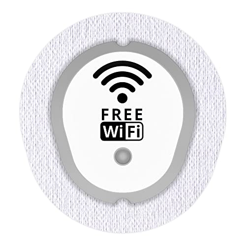 Aufkleber Sticker für Dexcom G7 Sensor 2x Free WiFi myDili Diabetes-Zubehör Farbe weis von myDili