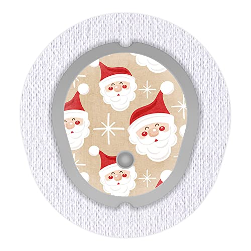 Aufkleber Sticker für Dexcom G7 Sensor 2x Lustiger Nikolaus myDili Diabetes von myDili