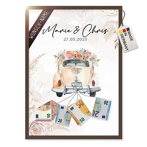 myDreamwork Besonderes Hochzeitsgeschenk – einfach personalisieren | Hochzeitsgeschenke für Brautpaar, Geldgeschenk Hochzeit, Geschenk Hochzeit, Hochzeitsgeschenk Geld von myDreamwork
