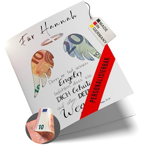 myDreamwork® - personalisierte Karte zur Taufe - Geschenke zur Taufe Junge, Mädchen - Konfirmation Geschenk Junge personalisiert - personalsisierte Klappkarte (DIN-A6) von myDreamwork
