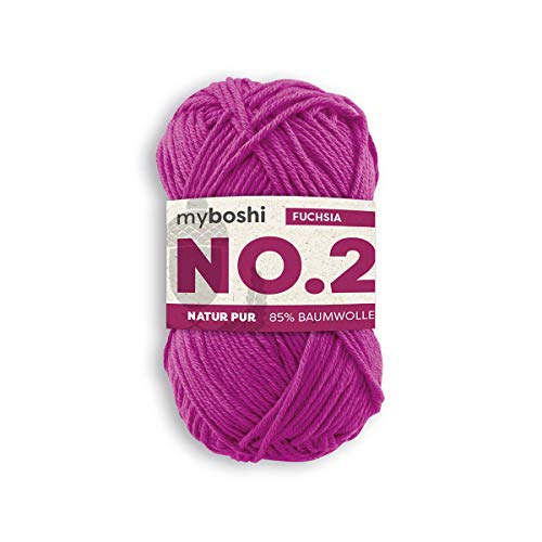 myboshi Häkel- und Strick-Garn No.2 mit Kapok-Faser leichtes Garn 2660 Fuchsia myboshi Häkel- und Strick-Garn No.2 mit Kapok-Faser leichtes Garn 2660 Fuchsia von myboshi