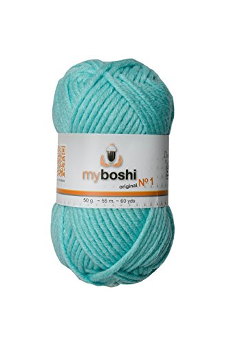 myboshi Crochet/Strickgarn, Wolle Mix, Pacific blau von DMC
