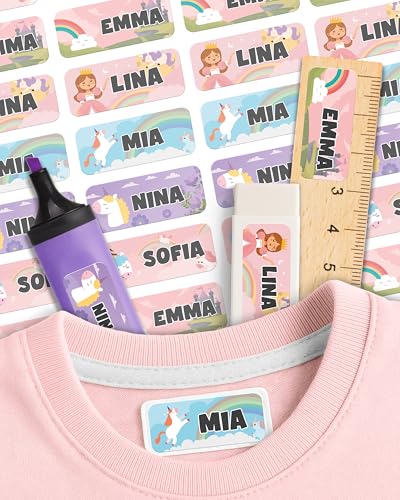 mycustomy – Namensaufkleber Kinder & Namensaufkleber Schule 0+ aus FSC-Papier mit Bio-basiertem Kleber – Personalisierte Etiketten Kleidung 30x13mm mycustomy – Namensaufkleber Kinder & Namensaufkleber Schule 0+ aus FSC-Papier mit Bio-basiertem Kleber – Personalisierte Etiketten Kleidung 30x13mm von mycustomy