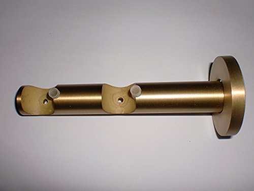 Doppelträger für Gardinenstangen Function Messing-Matt-Optik 20 mm 1 Stück von mydeco