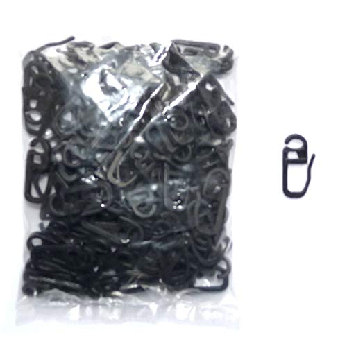 myraumdesign 100 Schwarze Gardinenhaken Faltenhaken für Metall Gardinenringe mit 2-4 mm Wandung - sehr stabile Ausführung myraumdesign 100 Schwarze Gardinenhaken Faltenhaken für Metall Gardinenringe mit 2-4 mm Wandung - sehr stabile Ausführung von myraumdesign