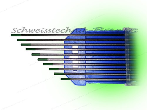 Wolframelektroden W Grün 3,2 x 175mm Strahlungsfrei Poliert 1 Stück Wolframelektroden W Grün 3,2 x 175mm Strahlungsfrei Poliert 1 Stück von Baric
