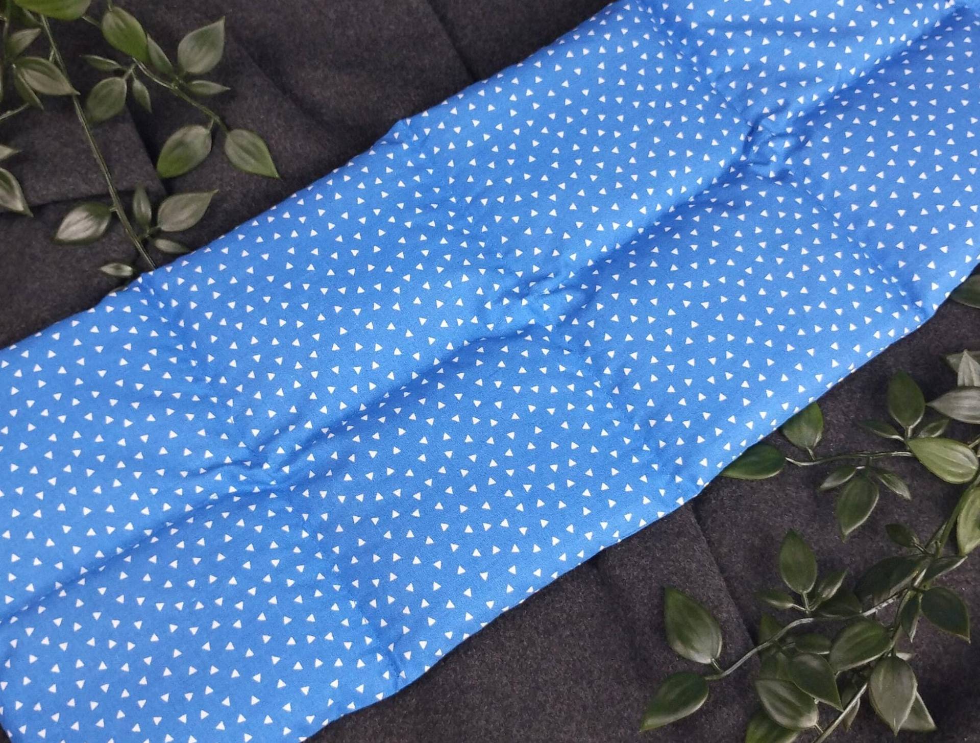 Dinkel- Wärmekissen in Unterschiedlichen Größen - Blau Mit Weißen Dreiecken Dinkel- Wärmekissen in Unterschiedlichen Größen - Blau Mit Weißen Dreiecken von nadelundholz