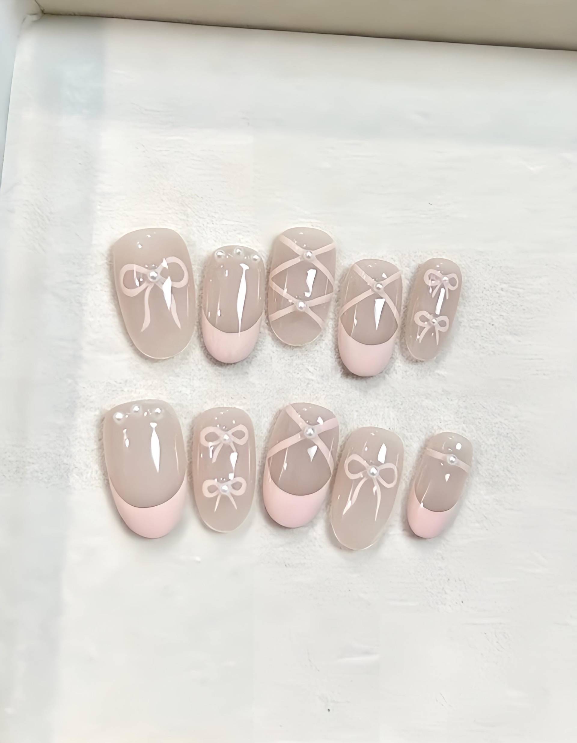 Bubblebabe - 3D Selbstgemachte Press-On Nägel von nailauraDE