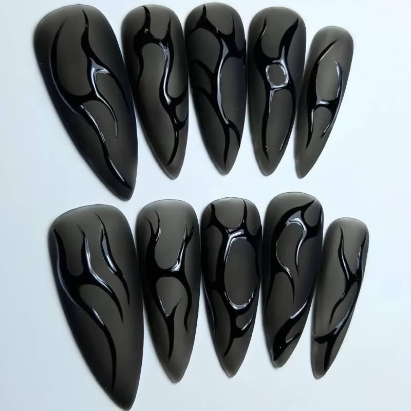 Y2K Spark - Selbstgemachte 3D Press-On Nails Y2K Spark - Selbstgemachte 3D Press-On Nails von nailauraDE