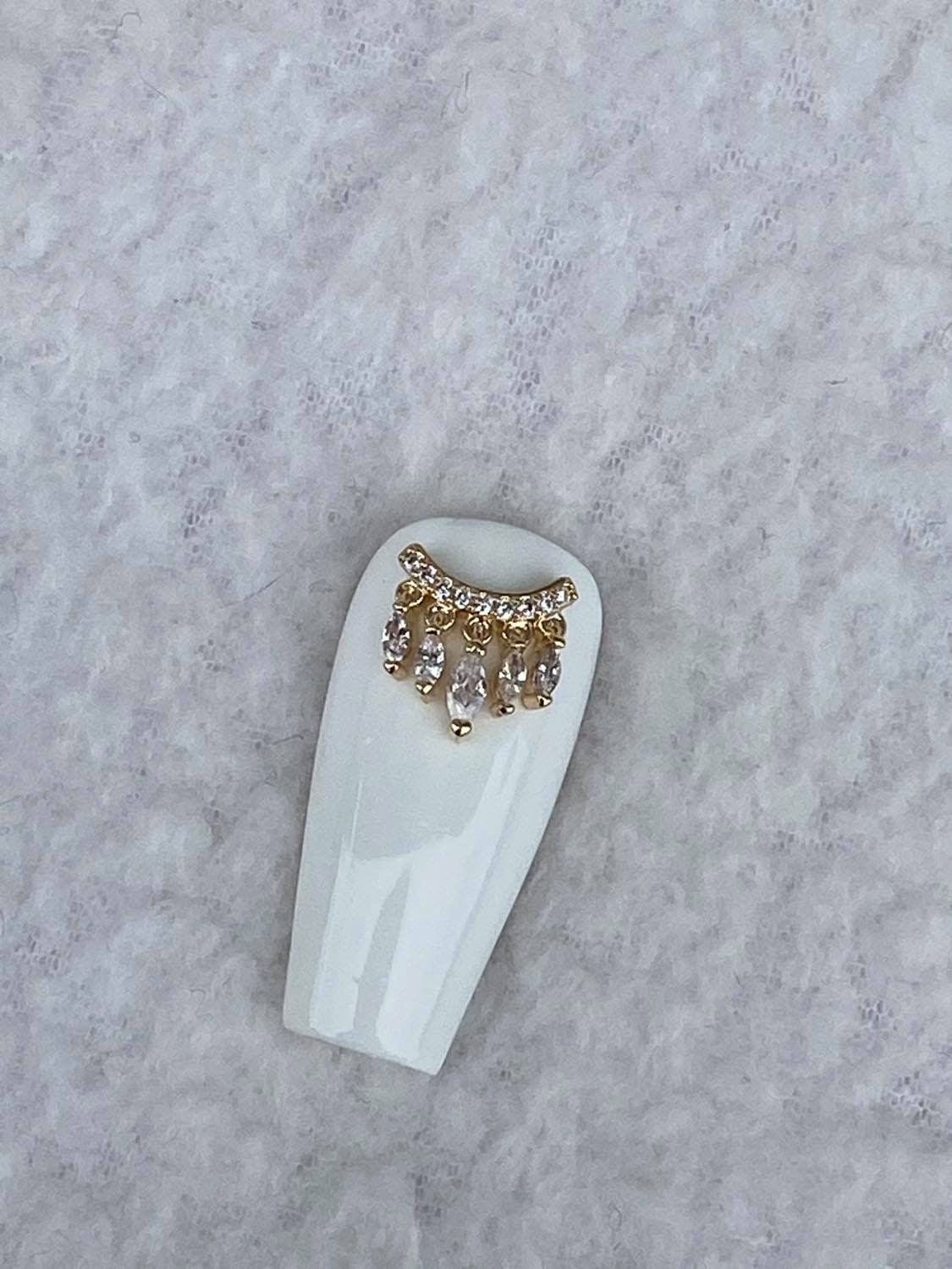Gold Strass Nail Charm - Tasche Kommt Mit 2 Gold Strass Nail Charm - Tasche Kommt Mit 2 von nailsbysimw