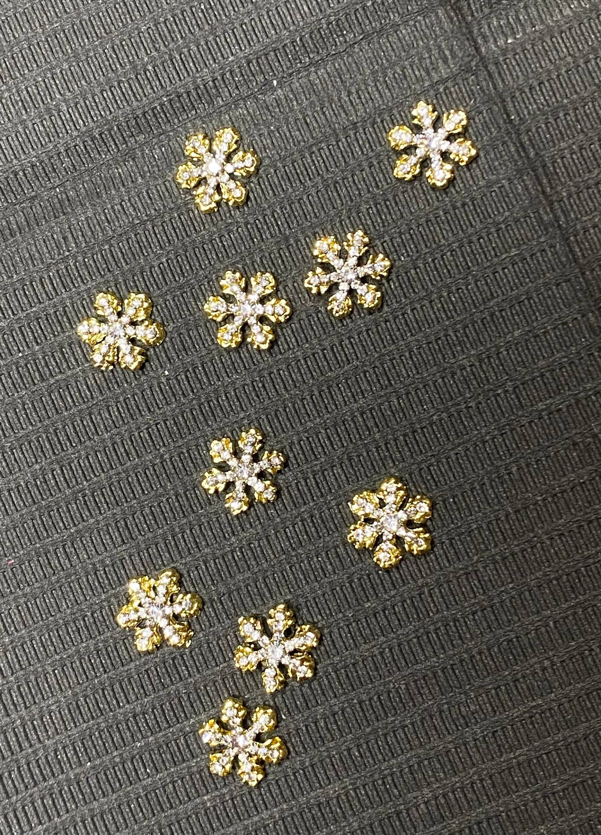 Schneeflocke Winter Nagel Anhänger | 2 Schneeflocke Winter Nagel Anhänger | 2 von nailsbysimw