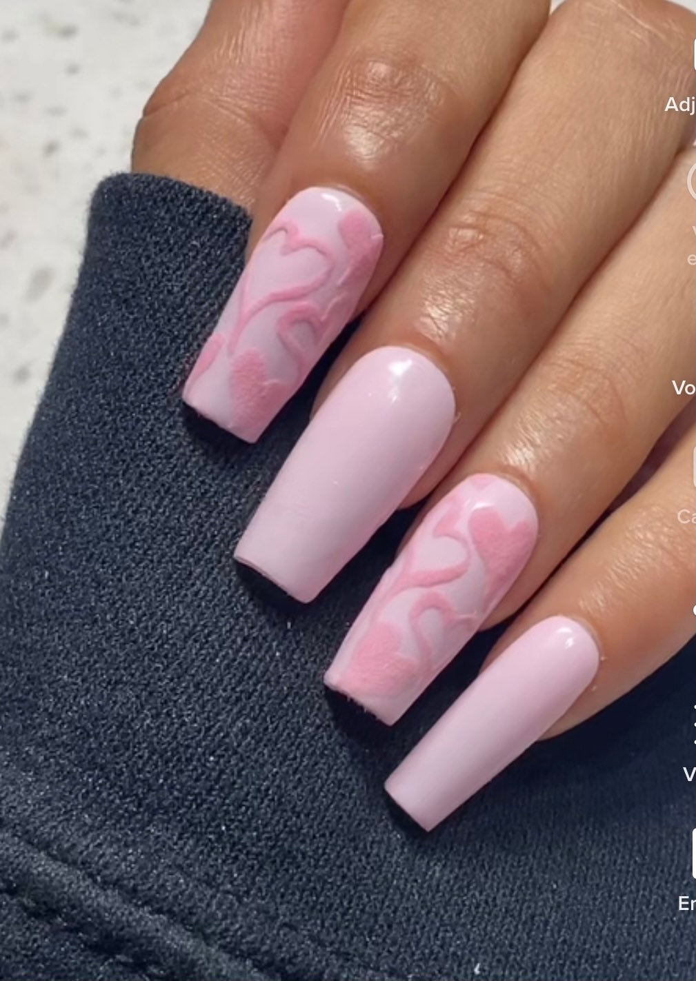 Sugar Heart Pink Press On Nails/Valentinstag Sugar Heart Pink Press On Nails/Valentinstag von nailsbysimw