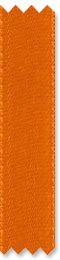 Satin-Geschenkband orange Bandbreite 40 mm, Länge 100 Meter von namensbaender.de GmbH
