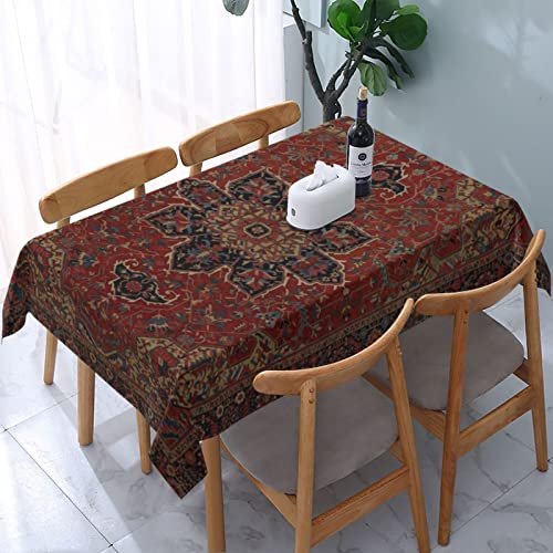 Rechteckige Tischdecke Antikes Orientalisches Türkisches Muster Wachstuch Wetterfeste Wachstuchtischdecke Pflegeleicht Wachstischdecke Für Garten Indoor Jubiläum,137X183cm Rechteckige Tischdecke Antikes Orientalisches Türkisches Muster Wachstuch Wetterfeste Wachstuchtischdecke Pflegeleicht Wachstischdecke Für Garten Indoor Jubiläum,137X183cm von nanchangchengbowangluokeji