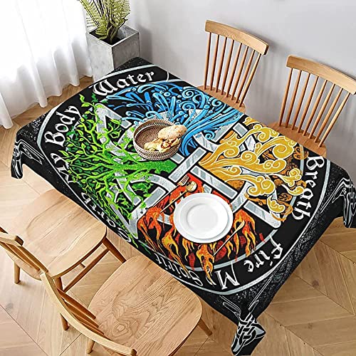 Rechteckige Tischdecke Nordische Wikinger-Symbole Garten Tischdecke Wasserdicht Wachstuchtischdecke Wetterfeste Wachstuch Für Jubiläum Outdoor Indoor,137X183cm Rechteckige Tischdecke Nordische Wikinger-Symbole Garten Tischdecke Wasserdicht Wachstuchtischdecke Wetterfeste Wachstuch Für Jubiläum Outdoor Indoor,137X183cm von nanchangchengbowangluokeji