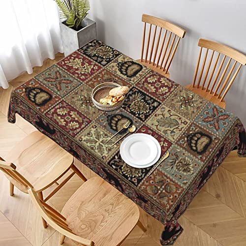 Rechteckige Tischdecke Rustikale Hütte Wild Lodge Moose Deer Bear Karomuster Party Tischdecken Wetterfeste Wachstuch rutschfeste Wachstischdecke Für Outdoor Geburtstag Jubiläum,137X183cm Rechteckige Tischdecke Rustikale Hütte Wild Lodge Moose Deer Bear Karomuster Party Tischdecken Wetterfeste Wachstuch rutschfeste Wachstischdecke Für Outdoor Geburtstag Jubiläum,137X183cm von nanchangchengbowangluokeji
