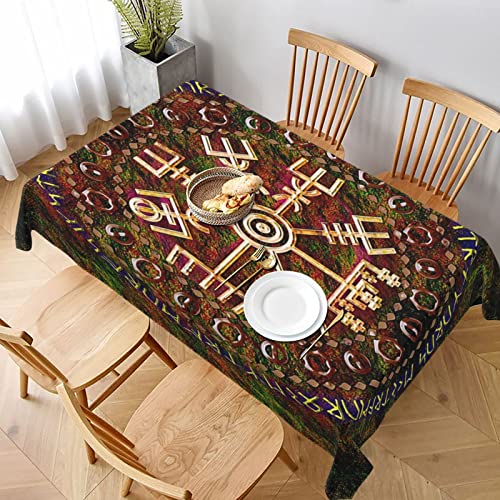 Rechteckige Tischtuch Vintage Wikinger Runenkreis Wachstuchtischdecke Abwaschbar Wachstischdecke Wasserdicht Party Tischdecken Für Camping Outdoor Indoor,137X183cm Rechteckige Tischtuch Vintage Wikinger Runenkreis Wachstuchtischdecke Abwaschbar Wachstischdecke Wasserdicht Party Tischdecken Für Camping Outdoor Indoor,137X183cm von nanchangchengbowangluokeji