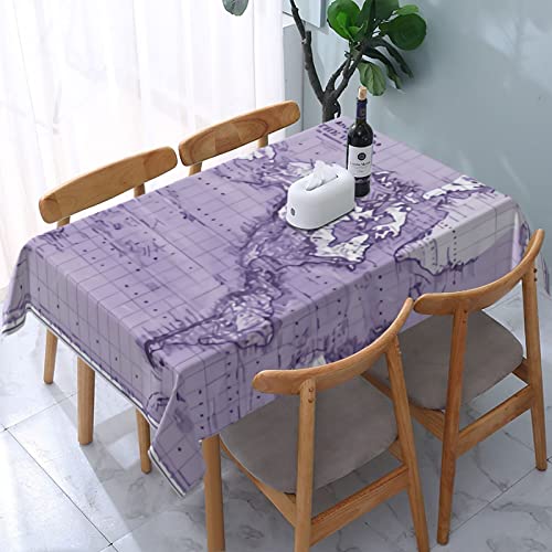 Rechteckige Wachstuchtischdecke Lila Stoffkarte Wachstischdecke Wasserdicht Party Tischdecken Abwaschbar Wachstuch Für Outdoor Geburtstag Indoor,137X183cm Rechteckige Wachstuchtischdecke Lila Stoffkarte Wachstischdecke Wasserdicht Party Tischdecken Abwaschbar Wachstuch Für Outdoor Geburtstag Indoor,137X183cm von nanchangchengbowangluokeji