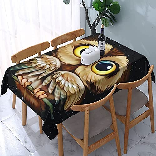 Rechteckige Wachstuchtischdecke Lustige Kunst-Tier-Eule Wachstischdecke Wasserdicht Wachstuch Pflegeleicht Tischtuch Für Picknick Terrasse Geburtstag,137X183cm Rechteckige Wachstuchtischdecke Lustige Kunst-Tier-Eule Wachstischdecke Wasserdicht Wachstuch Pflegeleicht Tischtuch Für Picknick Terrasse Geburtstag,137X183cm von nanchangchengbowangluokeji
