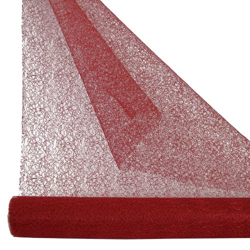 1 Rolle CRAQUELEE Dekostoff, Netzstoff z.B. Tischläufer, Tischdecke, Tischband. 10m lang. 40cm breit. Farbe: Weinrot, rot, dunkelrot, Burgund, Bordeaux 1 Rolle CRAQUELEE Dekostoff, Netzstoff z.B. Tischläufer, Tischdecke, Tischband. 10m lang. 40cm breit. Farbe: Weinrot, rot, dunkelrot, Burgund, Bordeaux von naninoa