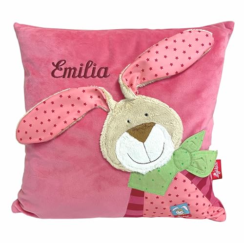 Sigikid Kuschelkissen mit Ihrem Wunsch-Namen Bestickt Wombel Bombel rosa 40 cm x 40 cm inklusive Füllung Namenskissen Kinderkissen personalisiert Sigikid Kuschelkissen mit Ihrem Wunsch-Namen Bestickt Wombel Bombel rosa 40 cm x 40 cm inklusive Füllung Namenskissen Kinderkissen personalisiert von natuco.de