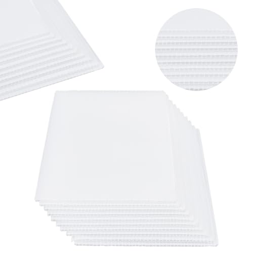 NBEADS 10 Stück Platten aus Wellpappe, 3mm Dicke Formbare Kunststoffplatten PP Kunststoff Hohlplatte Für Architekturmodelle Sandtisch Baumodell Materialbedarf, 15x25cm, Weiß NBEADS 10 Stück Platten aus Wellpappe, 3mm Dicke Formbare Kunststoffplatten PP Kunststoff Hohlplatte Für Architekturmodelle Sandtisch Baumodell Materialbedarf, 15x25cm, Weiß von nbeads