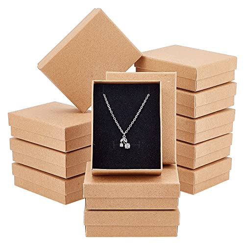 NBEADS 12 Stück Braune Karton Schmuck Box, 9x7x2.7 cm Rechteck Geschenkbox Schmuckschatulle Papp Perlen Papier Geschenk Schachtel für Schmuck Armband Halsketten Basteln Geburtstag Weihnachten Festival NBEADS 12 Stück Braune Karton Schmuck Box, 9x7x2.7 cm Rechteck Geschenkbox Schmuckschatulle Papp Perlen Papier Geschenk Schachtel für Schmuck Armband Halsketten Basteln Geburtstag Weihnachten Festival von nbeads