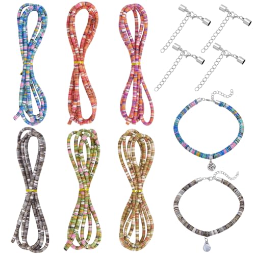 NBEADS 12m Ethno Stil Stoffkordeln Orange Bohemia Rund Geflochtener Faden, Inklusive 6mm Elastischer Umwickelter Kernschnur Im Ethno Stil Und 4 Kettenverlängerungen Aus Messing Und Edelstahl NBEADS 12m Ethno Stil Stoffkordeln Orange Bohemia Rund Geflochtener Faden, Inklusive 6mm Elastischer Umwickelter Kernschnur Im Ethno Stil Und 4 Kettenverlängerungen Aus Messing Und Edelstahl von nbeads