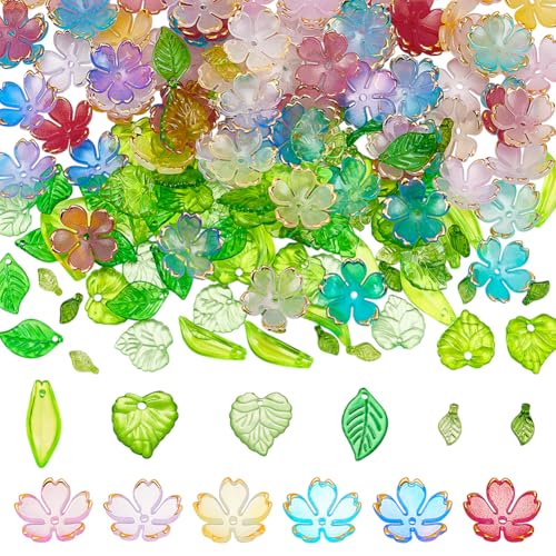 NBEADS 192 Stück Acryl Blatt BLUMENNnn-Perlen, BLUMENNn Acryl Assorted Perlen Kappe Schmuckherstellung Perlen Satz für Arm Halskette Schmuckherstellung, Loch: 1.2-2mm NBEADS 192 Stück Acryl Blatt BLUMENNnn-Perlen, BLUMENNn Acryl Assorted Perlen Kappe Schmuckherstellung Perlen Satz für Arm Halskette Schmuckherstellung, Loch: 1.2-2mm von nbeads