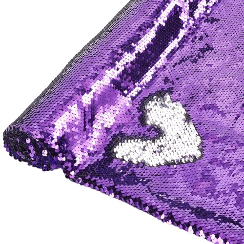 NBEADS 1m Paillettenstoff, 1.5m Breiter Schimmernder Wendbarer Paillettenstoff Wand-Flip-Paillettenstoff Netzstoff Glitzerstoff Zum Nähen DIY Graffiti Hochzeitskleid Performance Bühne, Lila NBEADS 1m Paillettenstoff, 1.5m Breiter Schimmernder Wendbarer Paillettenstoff Wand-Flip-Paillettenstoff Netzstoff Glitzerstoff Zum Nähen DIY Graffiti Hochzeitskleid Performance Bühne, Lila von nbeads