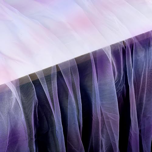 NBEADS 2 Yards Regenbogen Tüll-Mesh-Stoff, 1.5-1.6m Breit Bunte Nähen Basteln Polyester Regenbogen Tüll Stoff für Rock Nähen Hochzeit Geburtstag Derecoration, Rosa NBEADS 2 Yards Regenbogen Tüll-Mesh-Stoff, 1.5-1.6m Breit Bunte Nähen Basteln Polyester Regenbogen Tüll Stoff für Rock Nähen Hochzeit Geburtstag Derecoration, Rosa von nbeads