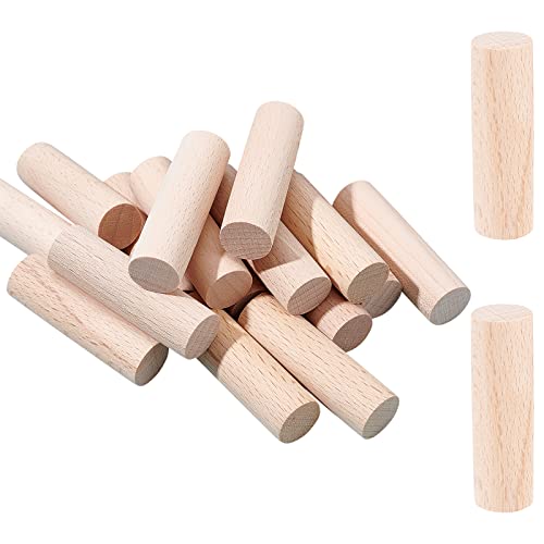 NBEADS Holz-Bastelblöcke – 5,1 x 1,5 cm, unlackiertes Buchenholz, runde Stäbchen für Bastelarbeiten, Malerei, Haus- und Gartendekoration, 20 Stück NBEADS Holz-Bastelblöcke – 5,1 x 1,5 cm, unlackiertes Buchenholz, runde Stäbchen für Bastelarbeiten, Malerei, Haus- und Gartendekoration, 20 Stück von nbeads