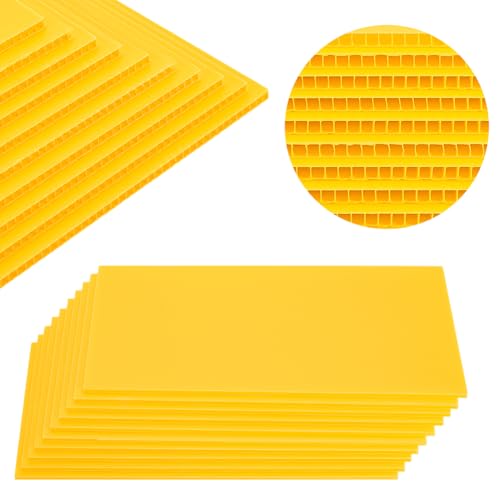 NBEADS 20 Stück Platten aus Wellpappe, 15x30cm Plastik-Wellpappe Plastik Schilder Boards Wellplastik-Paneele für Büros Hof Garage Häuser Benutzerdefinierte Geburtstag, Gelb NBEADS 20 Stück Platten aus Wellpappe, 15x30cm Plastik-Wellpappe Plastik Schilder Boards Wellplastik-Paneele für Büros Hof Garage Häuser Benutzerdefinierte Geburtstag, Gelb von nbeads