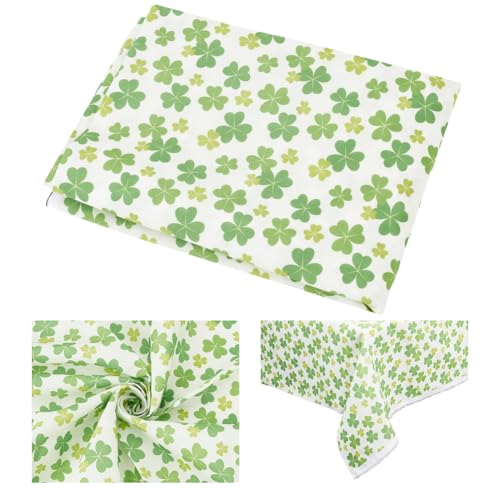 NBEADS 2m Kleeblatt-Stoff, 1.52m Breite Kleeblatt-Stoff Meterweise Blatt-Muster-Stoff Glücksgrüner Dekorativer Polyester-Stoff für DIY Nähen Möbel Haus Akzente, Weißrauch NBEADS 2m Kleeblatt-Stoff, 1.52m Breite Kleeblatt-Stoff Meterweise Blatt-Muster-Stoff Glücksgrüner Dekorativer Polyester-Stoff für DIY Nähen Möbel Haus Akzente, Weißrauch von nbeads