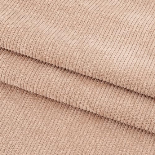 NBEADS 2x1.5m Kord-Stoff, Solide Plain dicken Stretch Cord Material Kleidung Stoff für Mantel Hemd Kleid Hose Kostüm Sofa DIY Cord Wurf Kissenbezüge, Burlywood NBEADS 2x1.5m Kord-Stoff, Solide Plain dicken Stretch Cord Material Kleidung Stoff für Mantel Hemd Kleid Hose Kostüm Sofa DIY Cord Wurf Kissenbezüge, Burlywood von nbeads